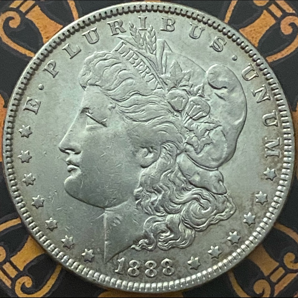 1888 P Morgan Silver Dollar - Toned
